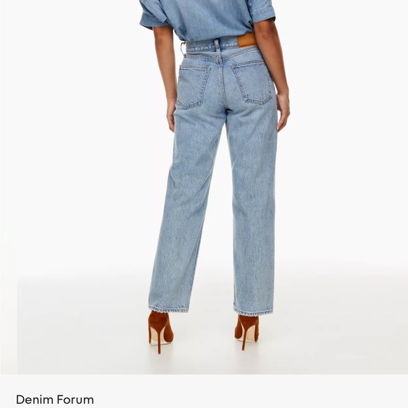 Aritzia Marlo High Rise Loose Denim Forum Jeans - Picture 2 of 6